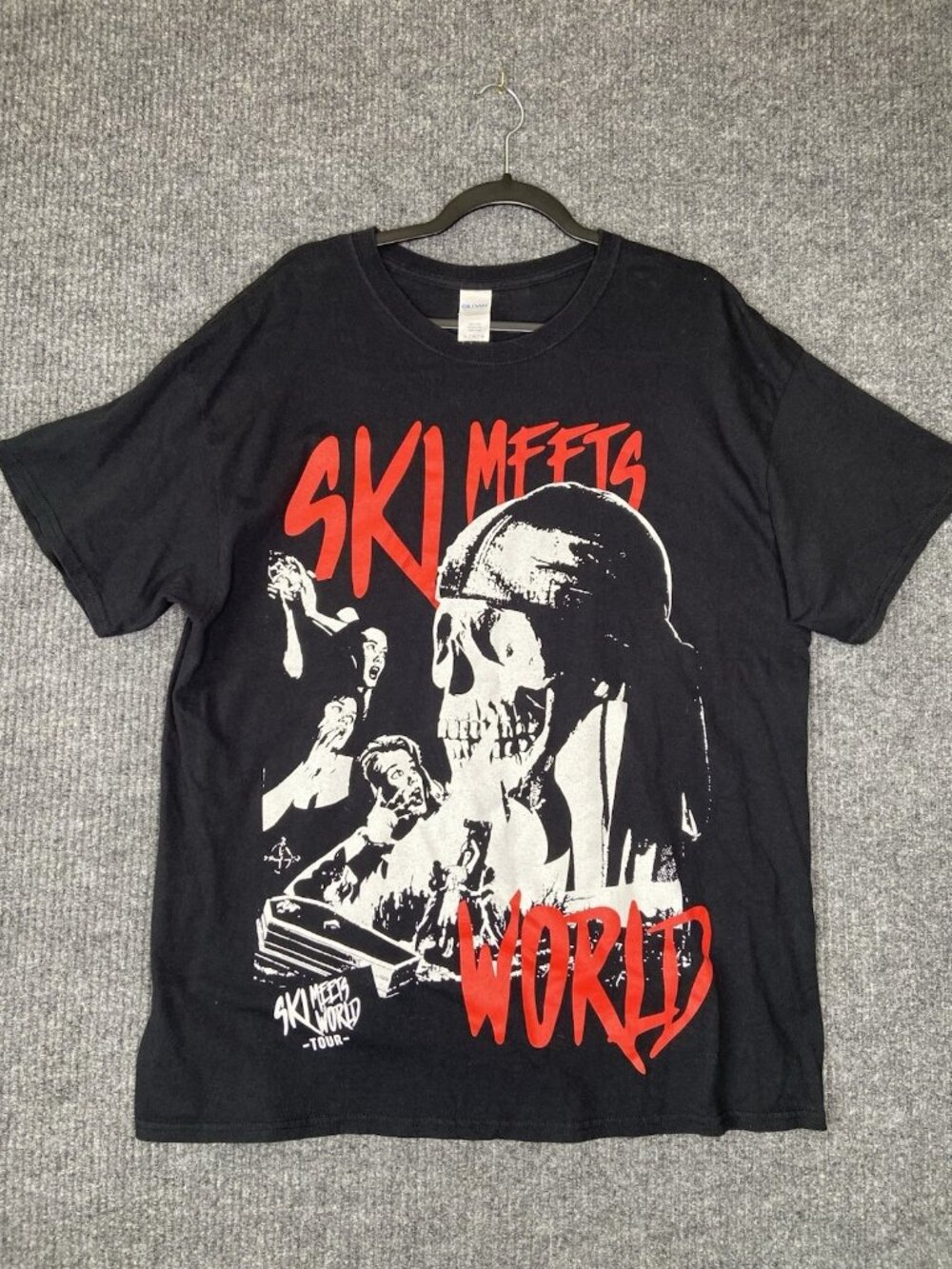 Ski Mask The Slump God Concert Shirt sz XL Ski Meets World Tour Merch Revenge